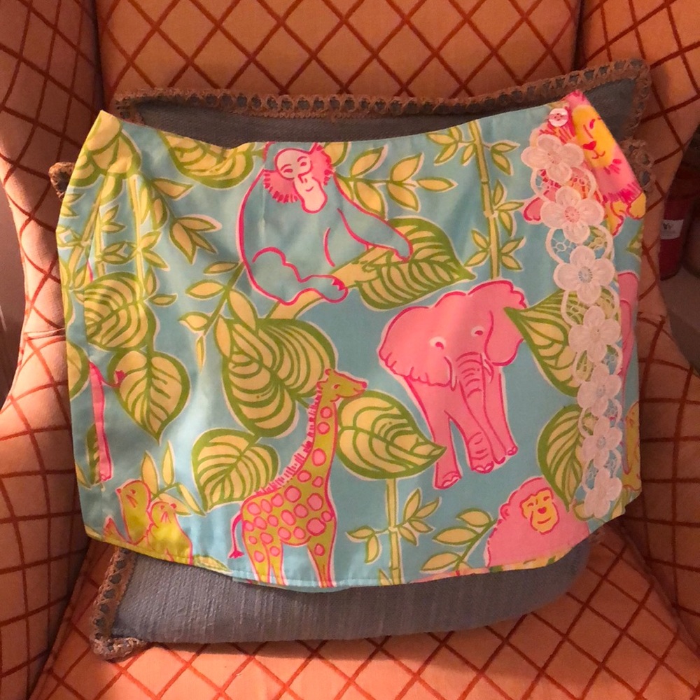 Lilly Pulitzer wrap Skirt reversible size 6